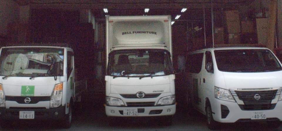 配送トラックの写真