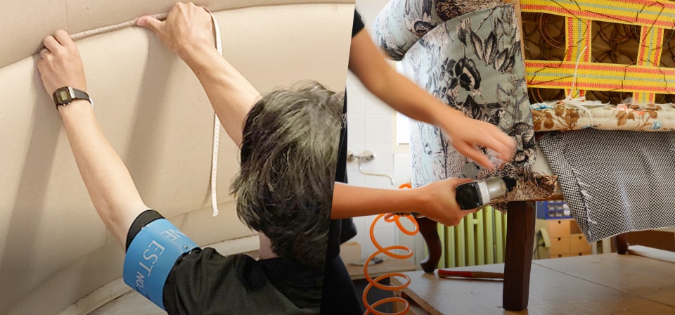 張替作業の写真