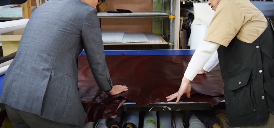 打ち合わせ中の写真